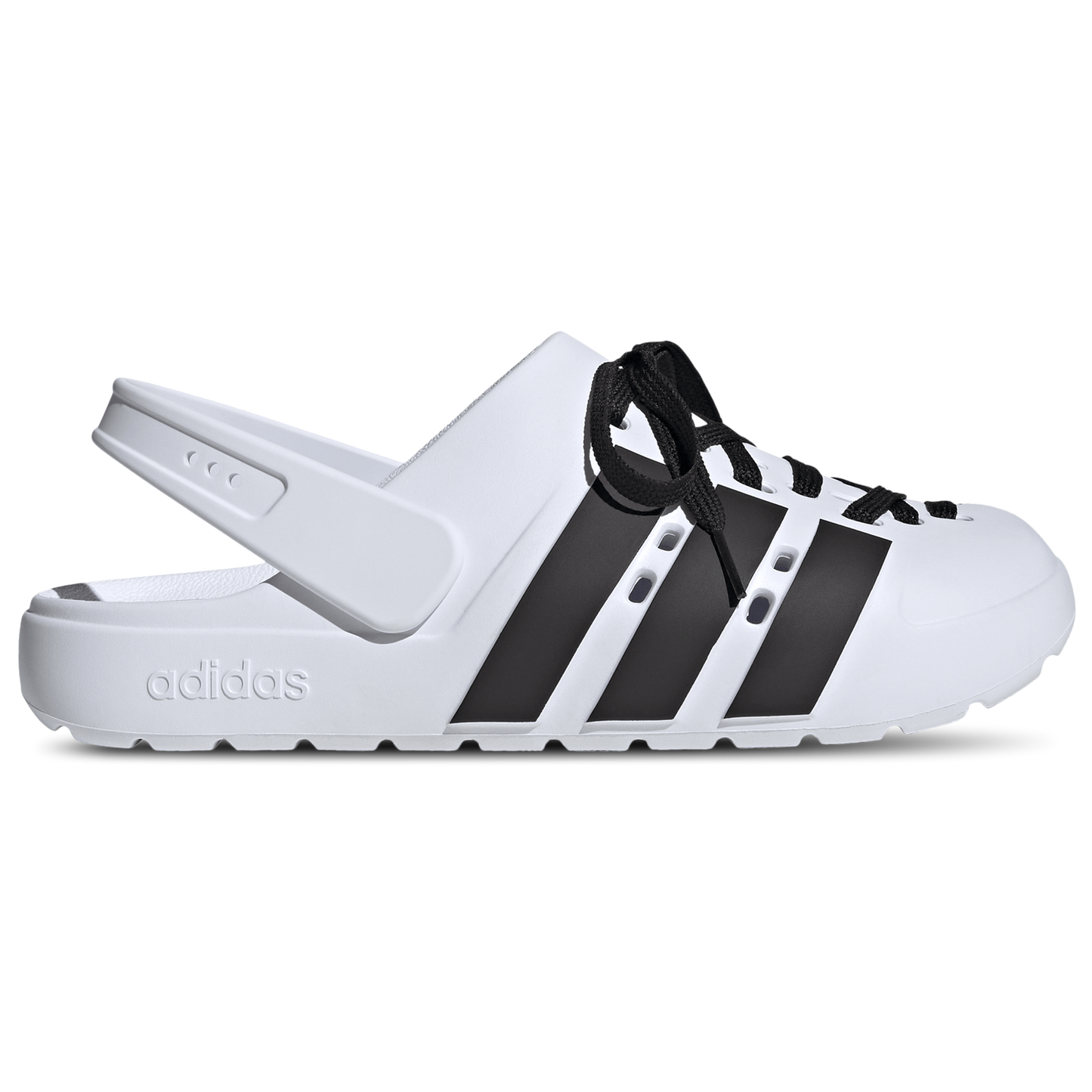 adidas adilette 2.0 Clogs - Men's - White/Black