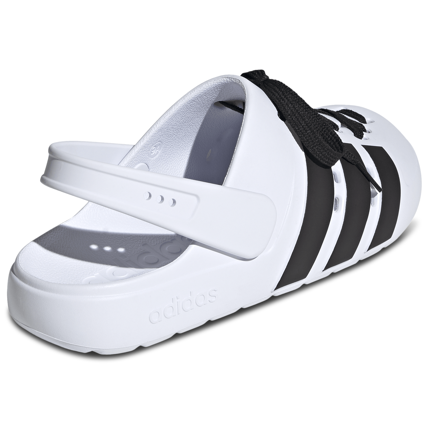adidas adilette 2.0 Clogs - Men's - White/Black