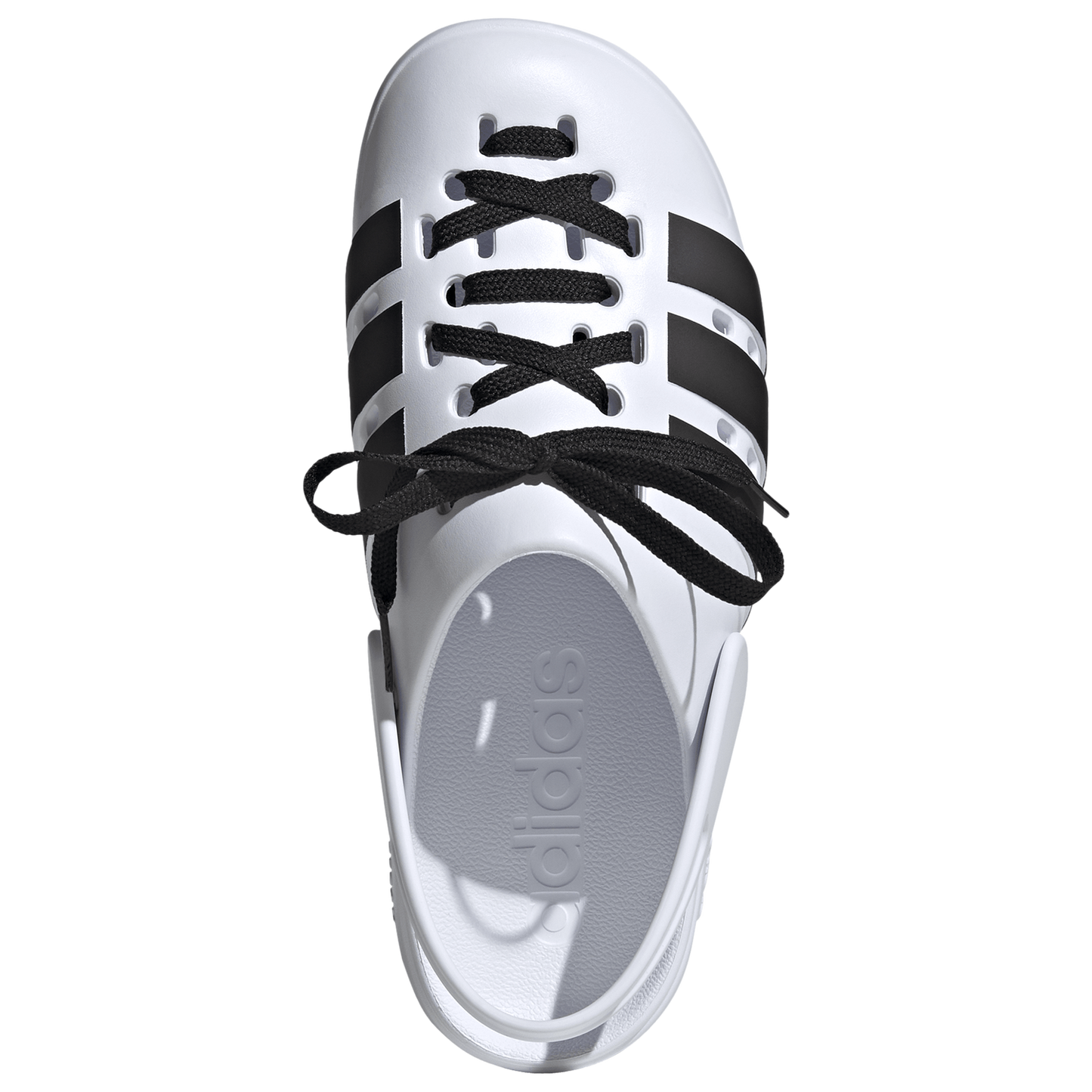 adidas adilette 2.0 Clogs - Men's - White/Black