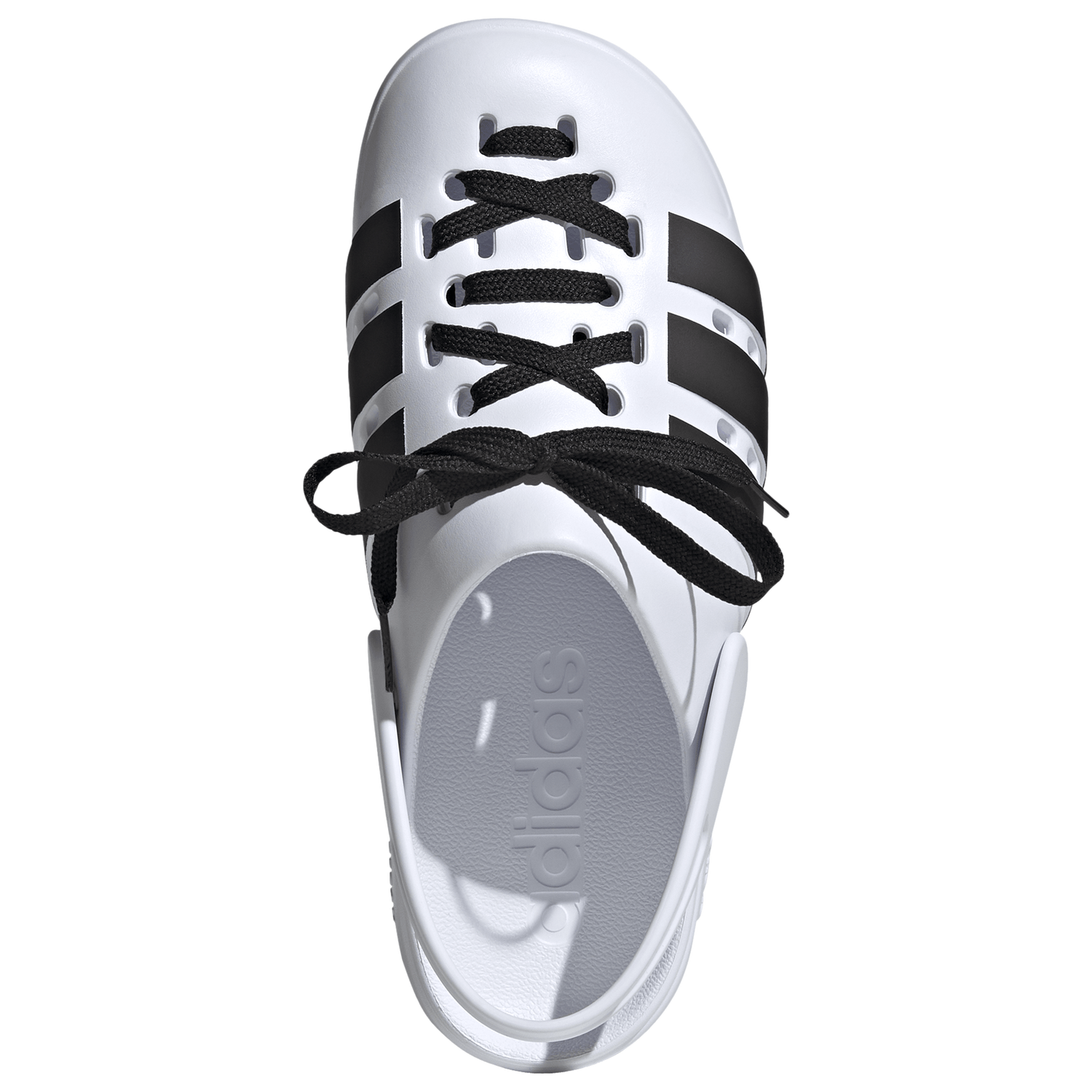 adidas adilette 2.0 Clogs - Men's - White/Black