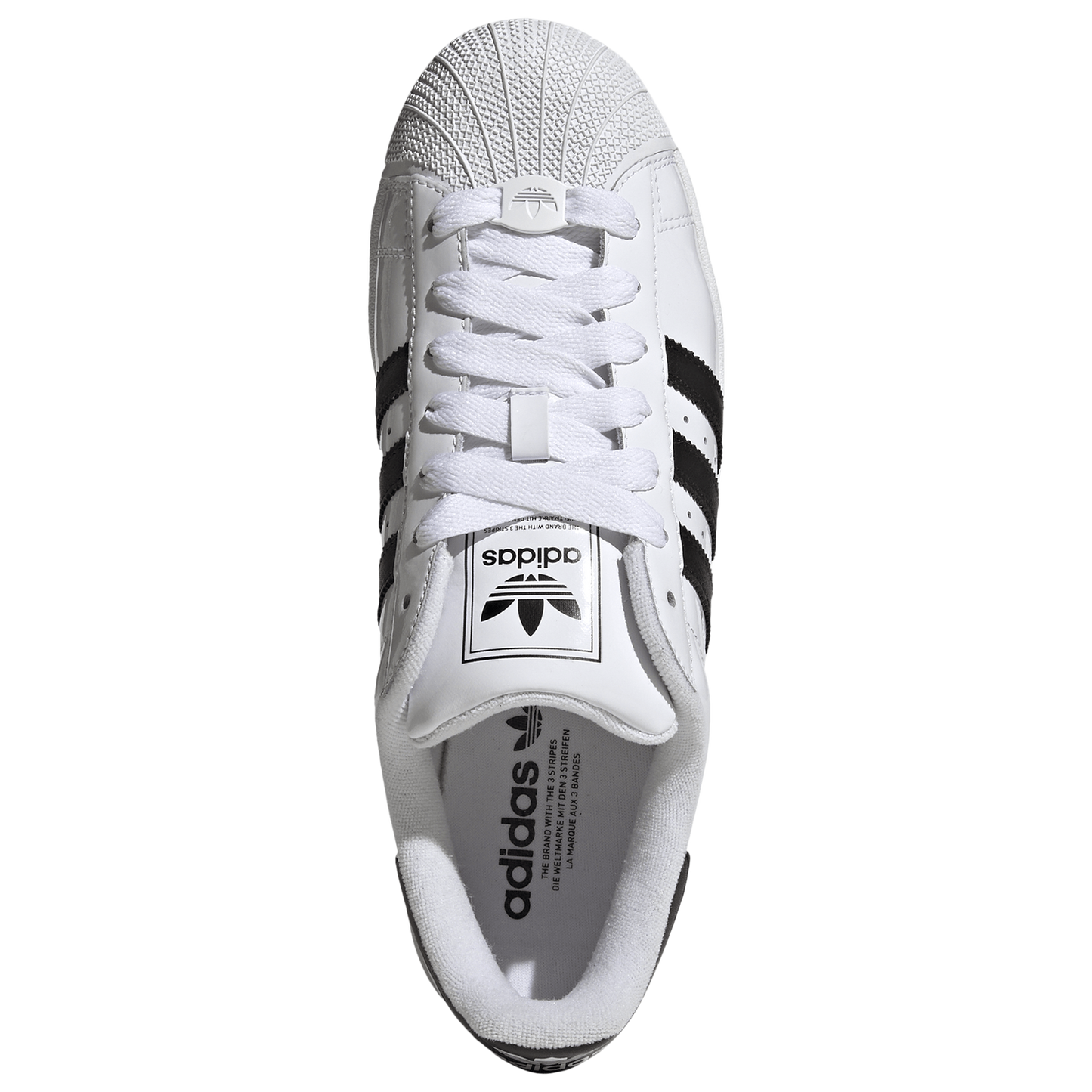 adidas Originals Superstar II Patent - Men's - White/Black
