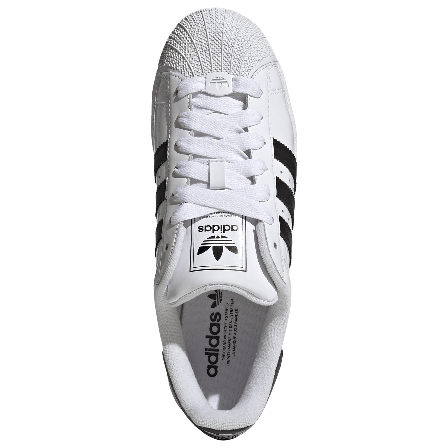 adidas Originals Superstar II Patent - Men's - White/Black