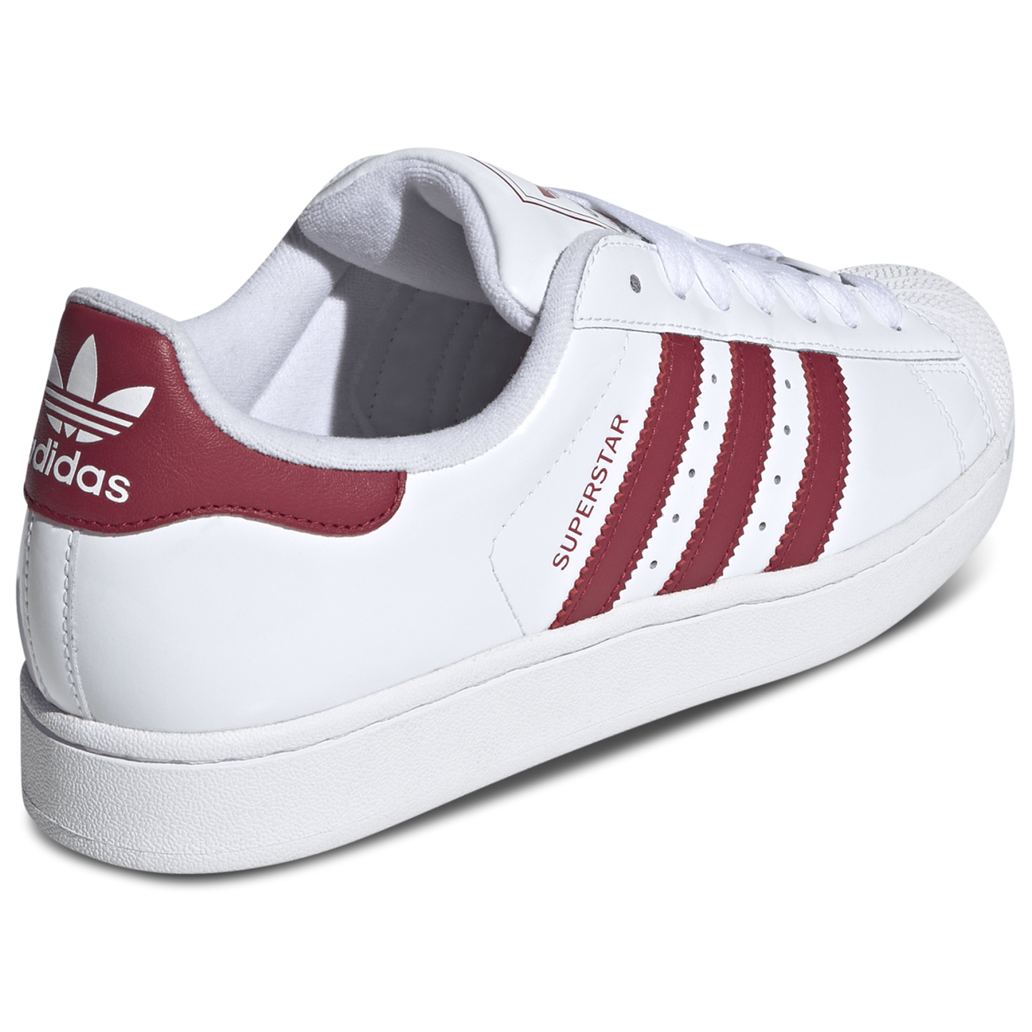 adidas Originals Superstar II Patent - Men's - White/Team Victory Red/White