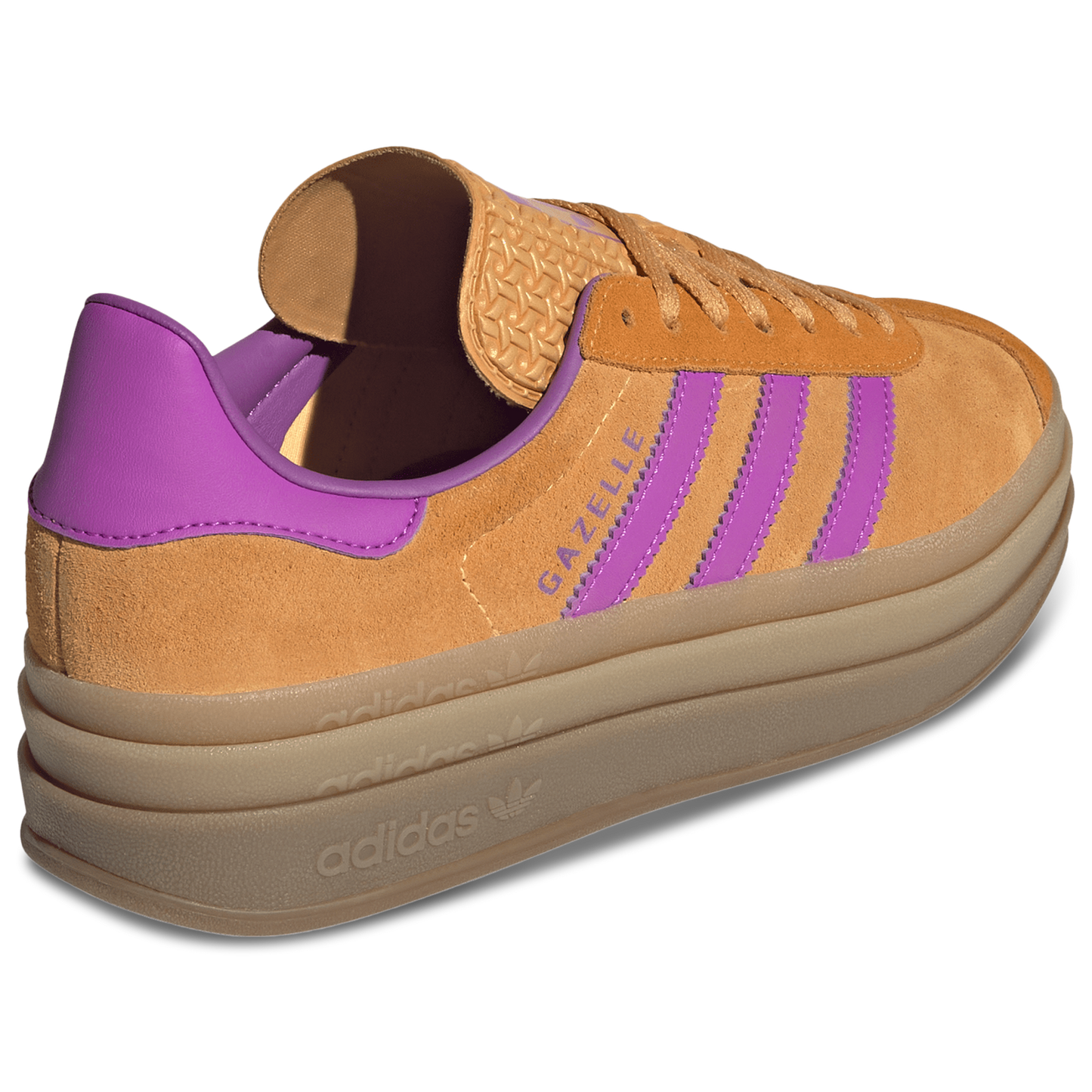 adidas Originals Gazelle Bold - Women's - Flash Orange/Purple Burst