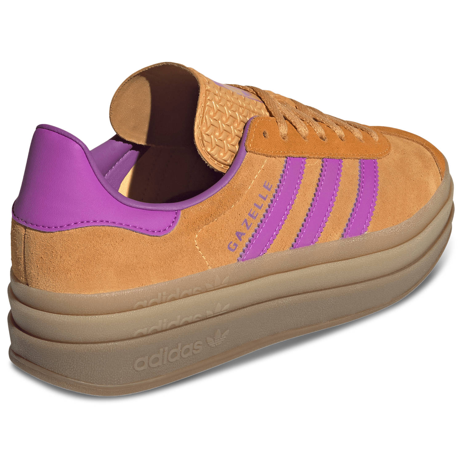 adidas Originals Gazelle Bold - Women's - Flash Orange/Purple Burst