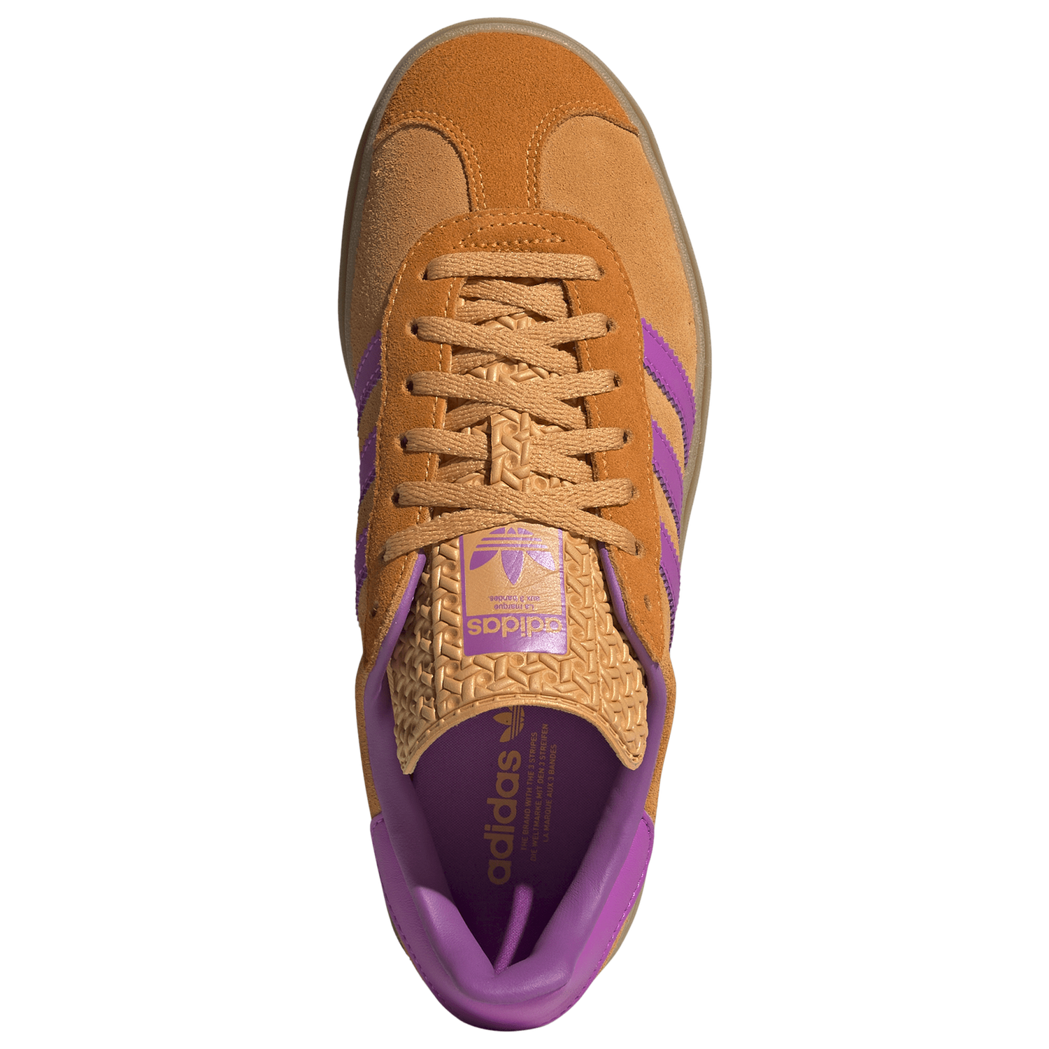 adidas Originals Gazelle Bold - Women's - Flash Orange/Purple Burst