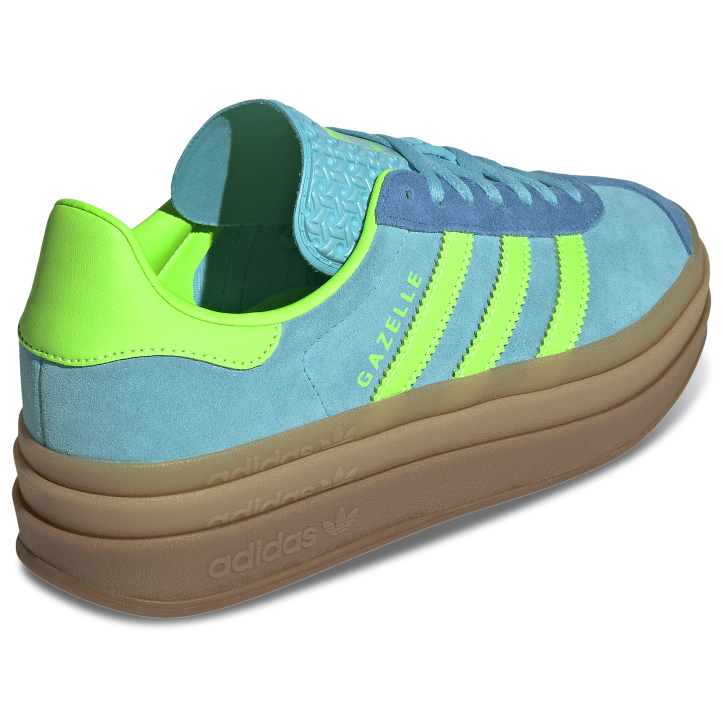 adidas Originals Gazelle Bold - Women's - Blue/Solar Green
