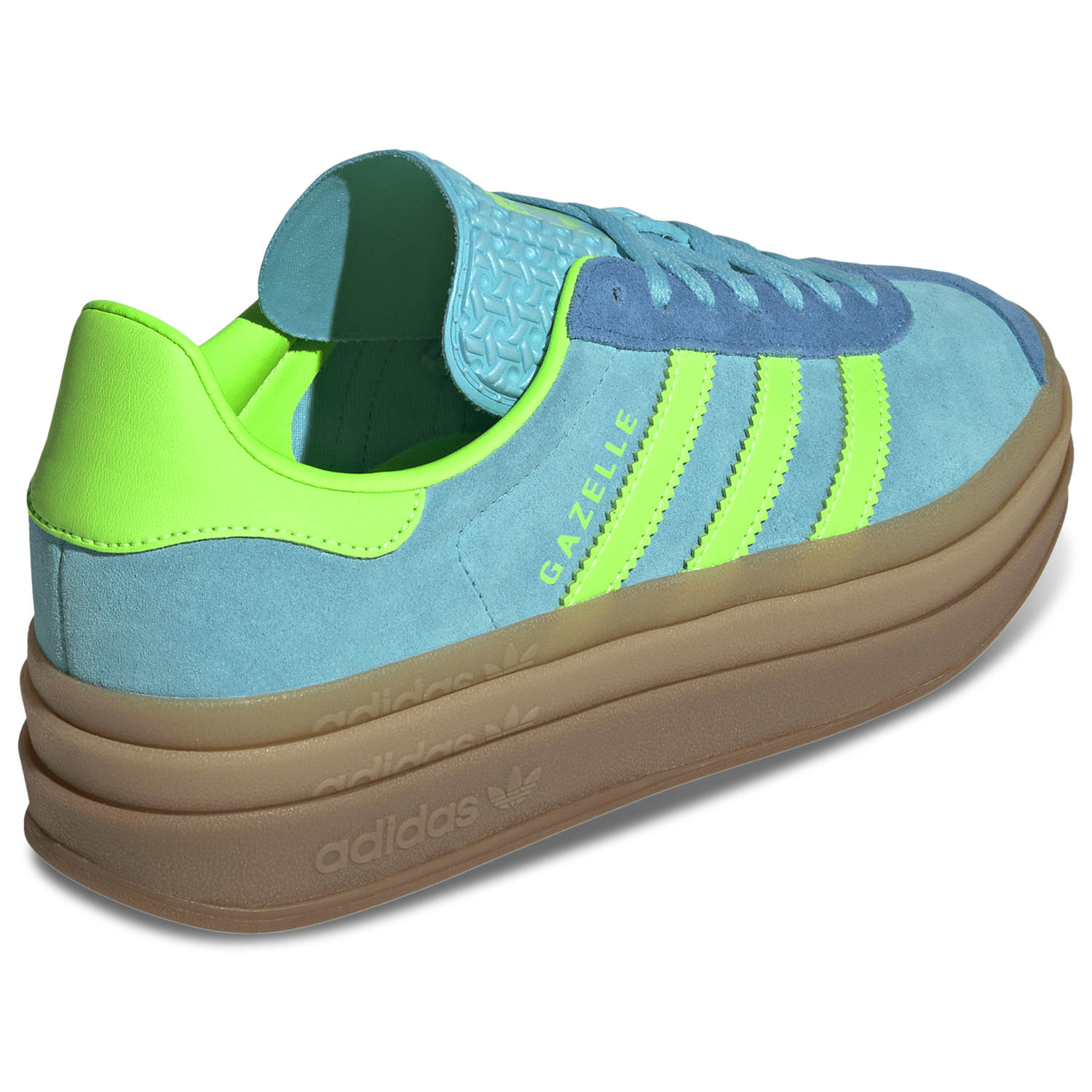 adidas Originals Gazelle Bold - Women's - Blue/Solar Green