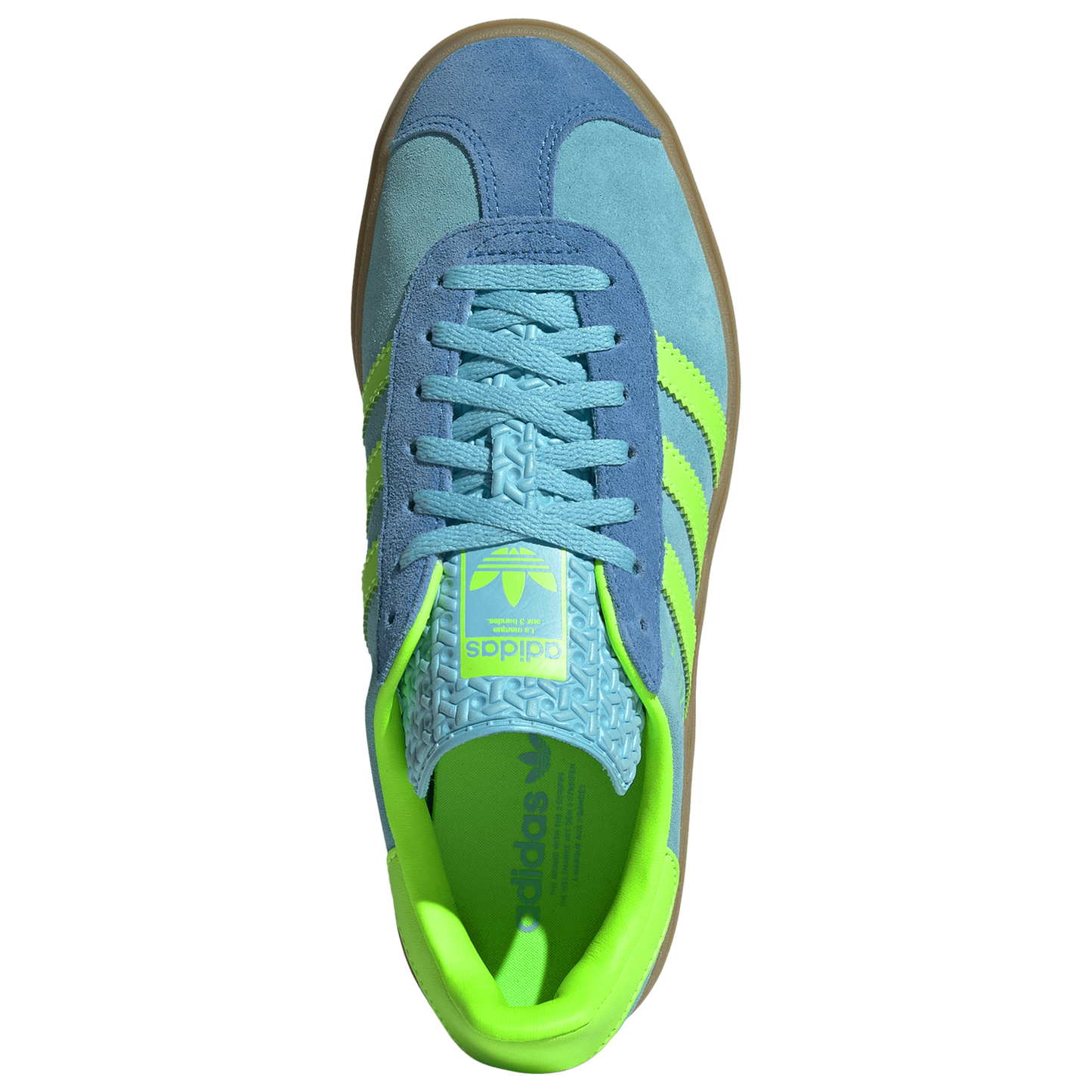 adidas Originals Gazelle Bold - Women's - Blue/Solar Green