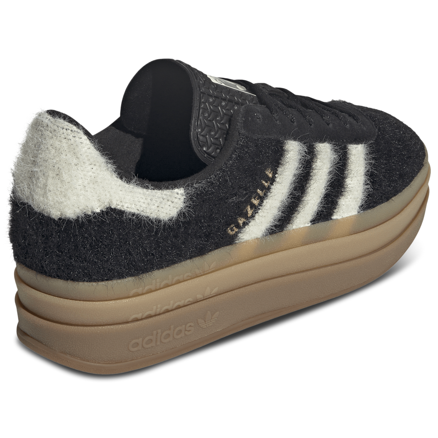 adidas Originals Gazelle Bold - Women's - Gold Metallic/Black/Cream White