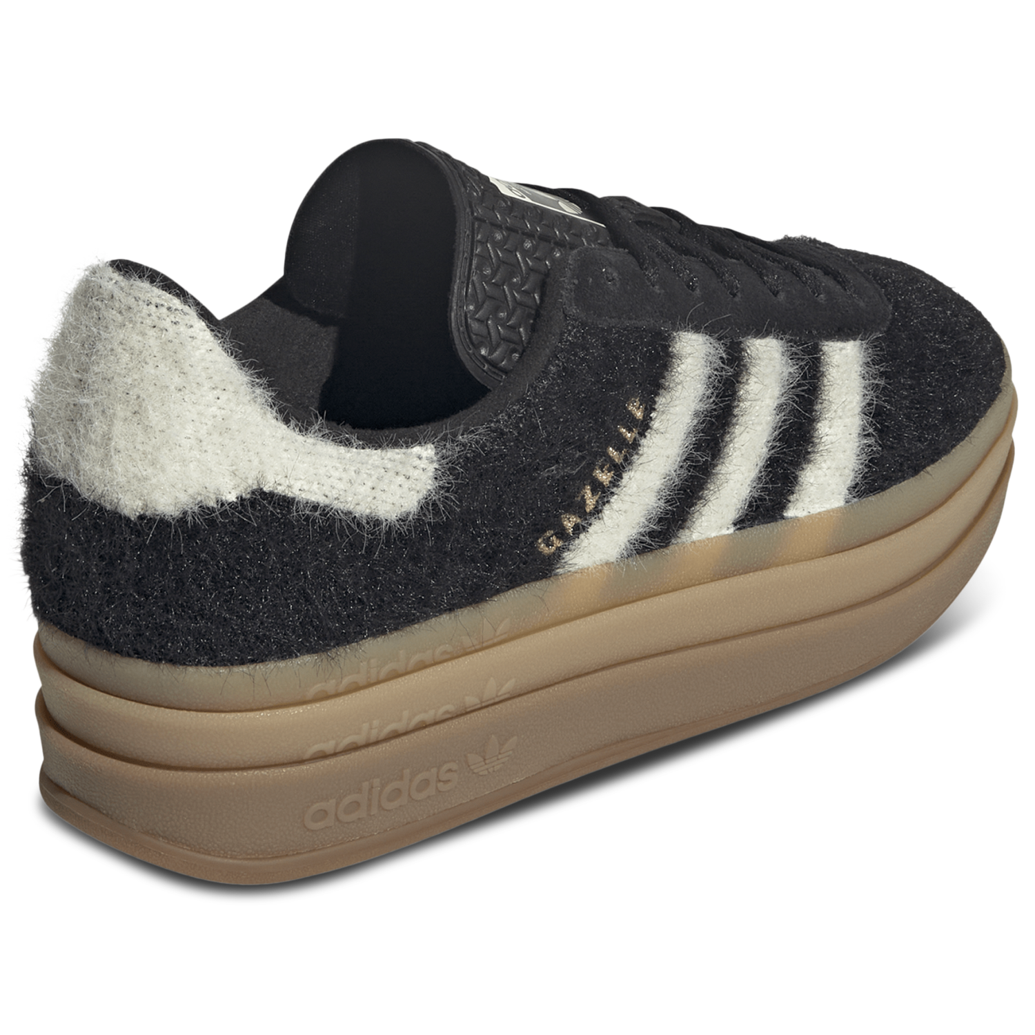 adidas Originals Gazelle Bold - Women's - Gold Metallic/Black/Cream White