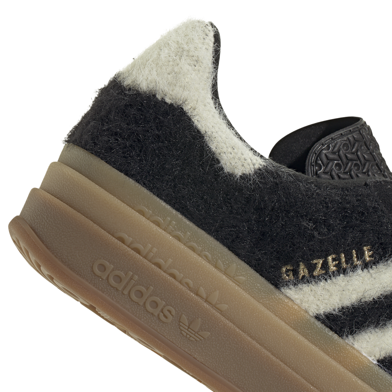 adidas Originals Gazelle Bold - Women's - Gold Metallic/Black/Cream White