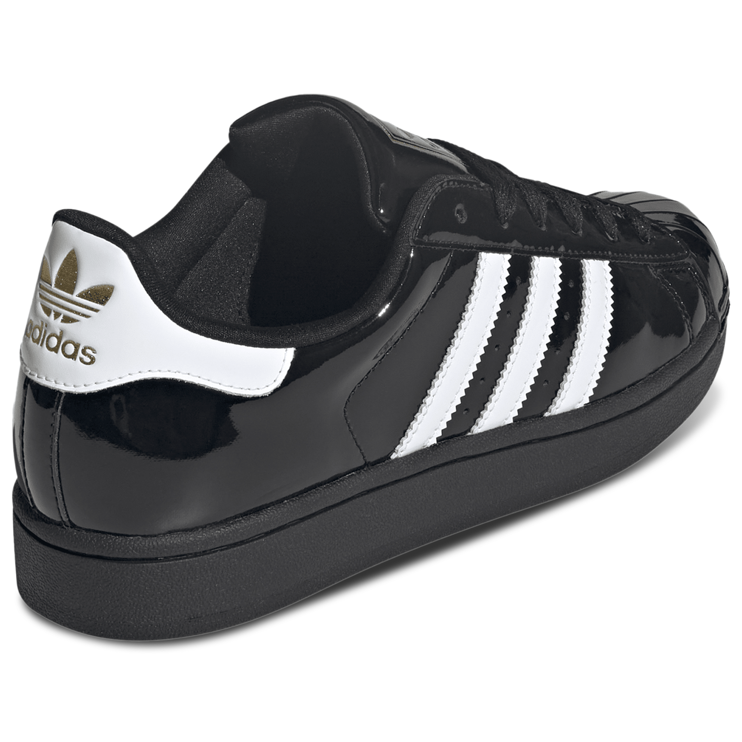 adidas Originals Superstar II - Women's - Core Black/White/Gold Metallic