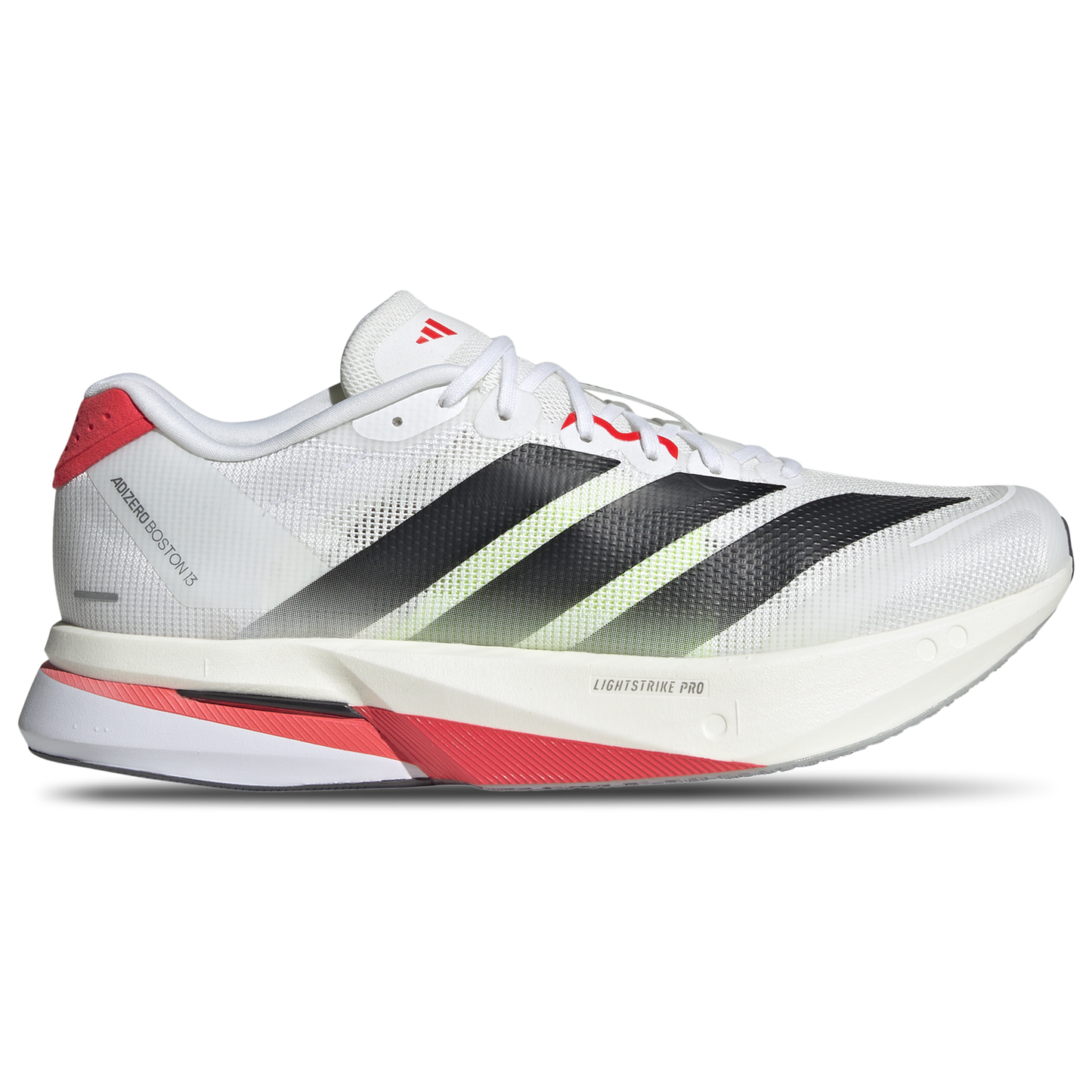 adidas Boston 13 - Men's - White/Black/Lucid Red