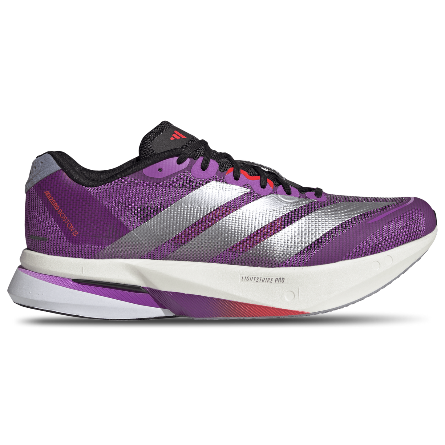 adidas Boston 13 - Men's - Purple Burst/Silver Metallic