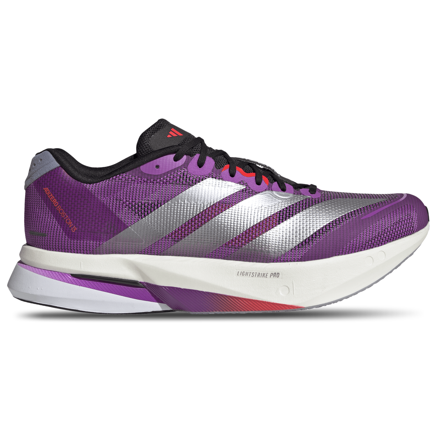adidas Boston 13 - Men's - Purple Burst/Silver Metallic