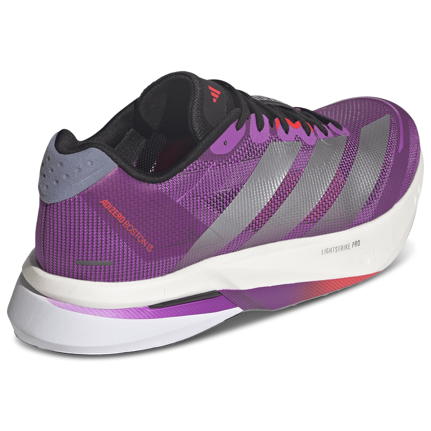 adidas Boston 13 - Men's - Purple Burst/Silver Metallic