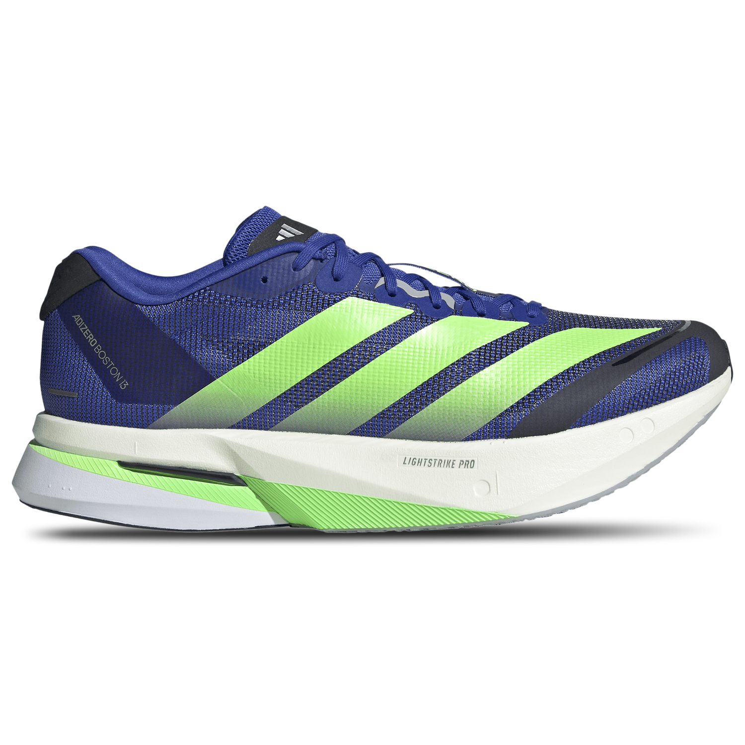 adidas Boston 13 - Men's - Lime Burst/Lucid Blue
