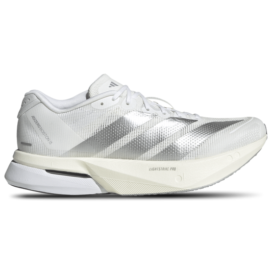 adidas adiZero Boston 13 - Women's - White/Matte Silver