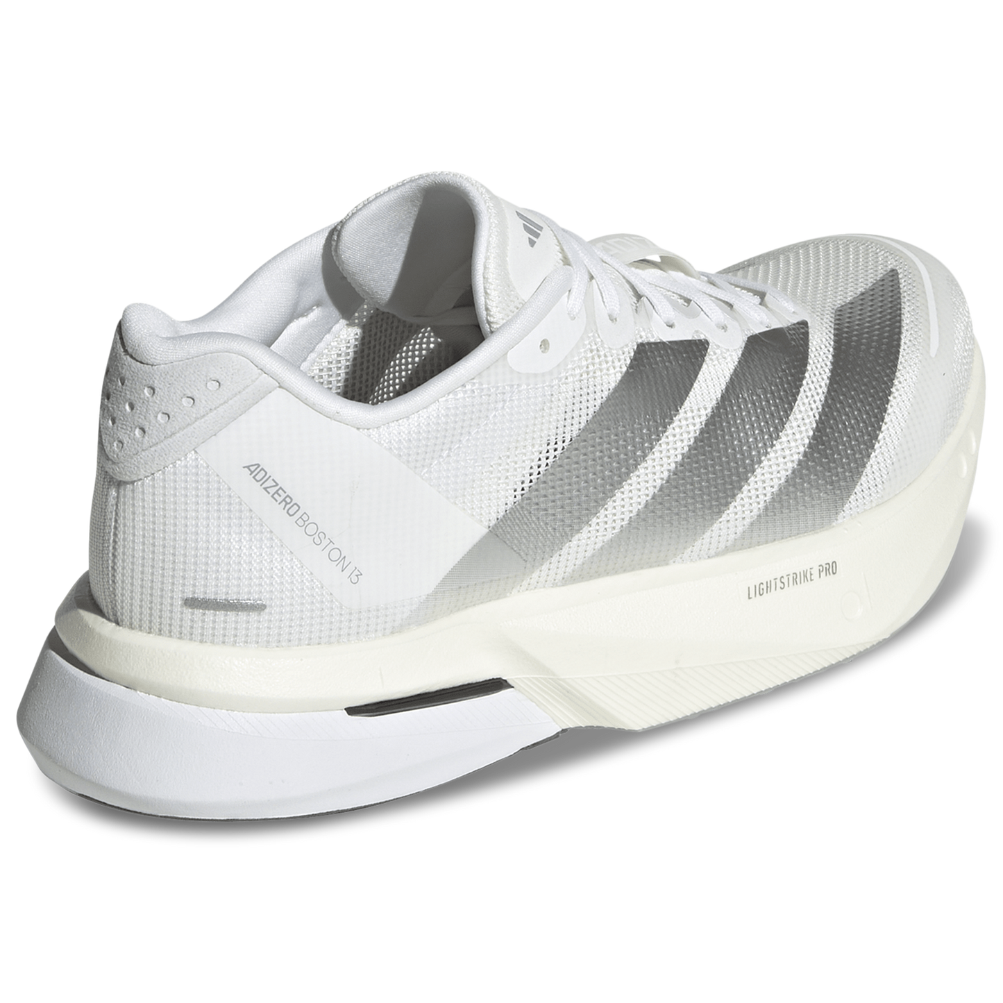 adidas adiZero Boston 13 - Women's - White/Matte Silver