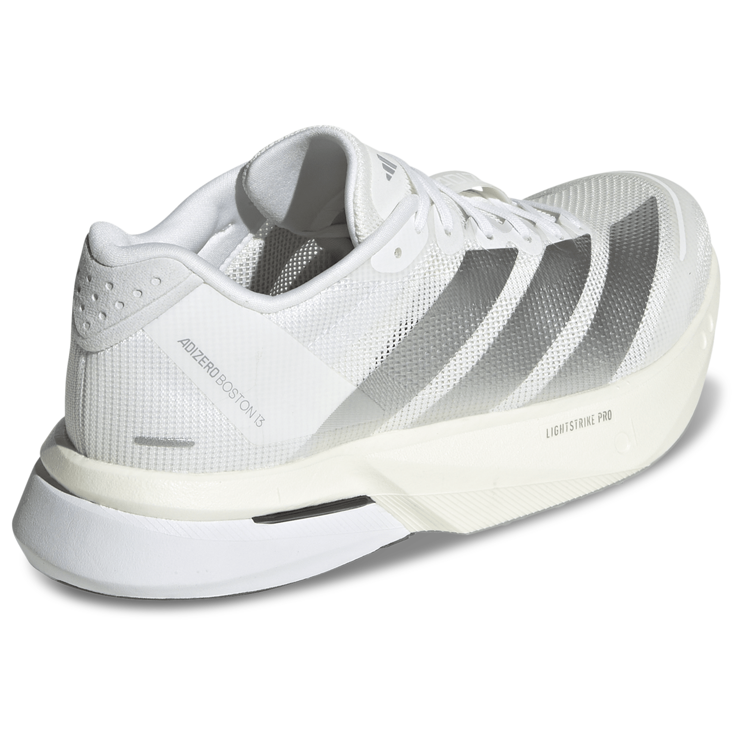 adidas adiZero Boston 13 - Women's - White/Matte Silver