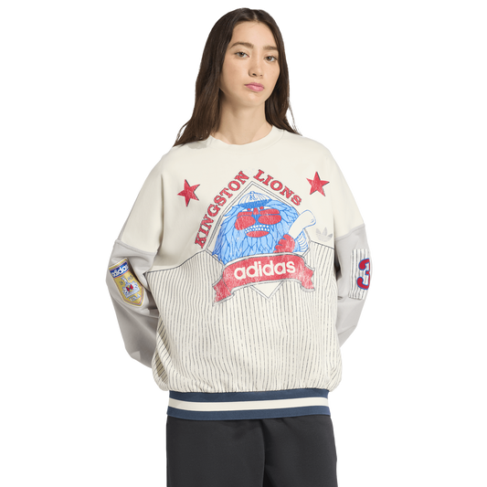 adidas Baseball Crew - Women's - Cloud White/Grey