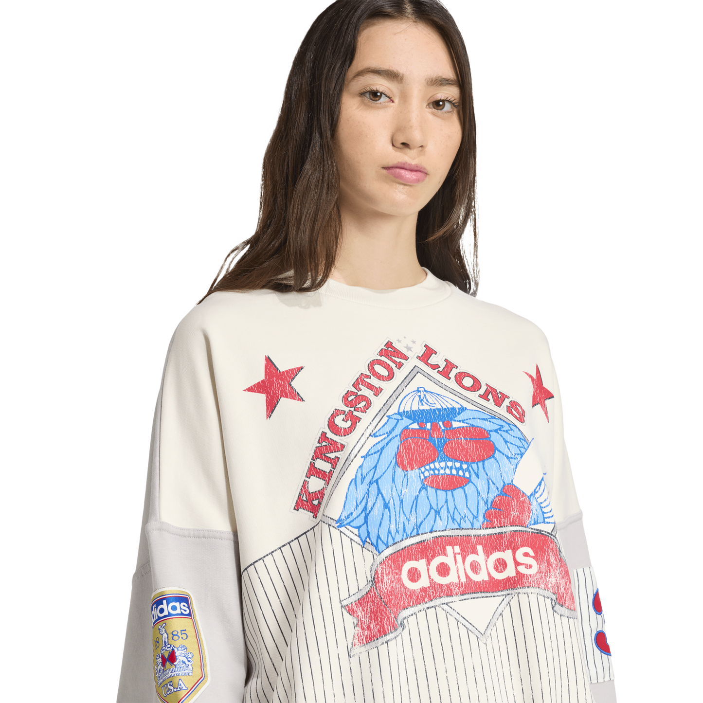 adidas Baseball Crew - Women's - Cloud White/Grey