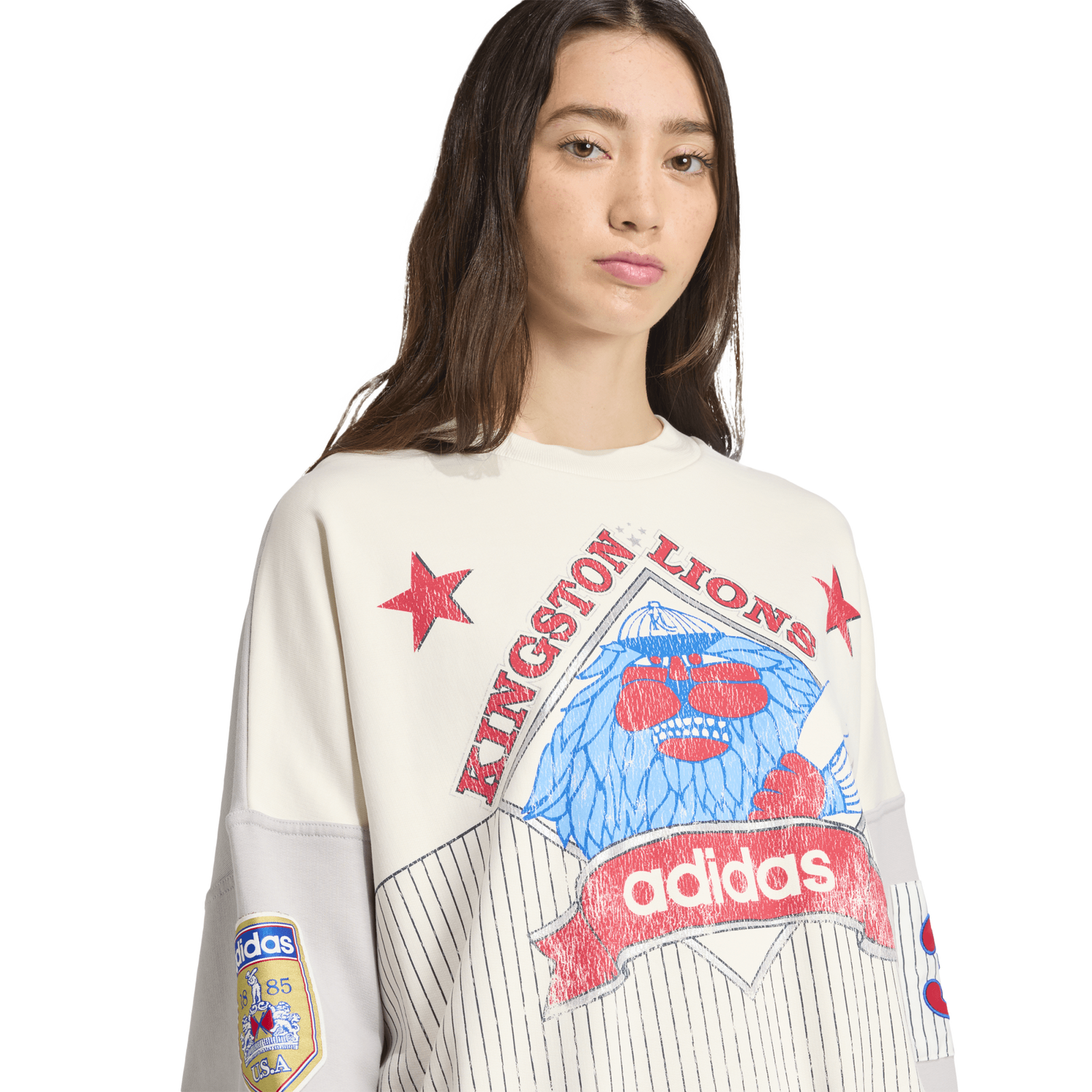 adidas Baseball Crew - Women's - Cloud White/Grey