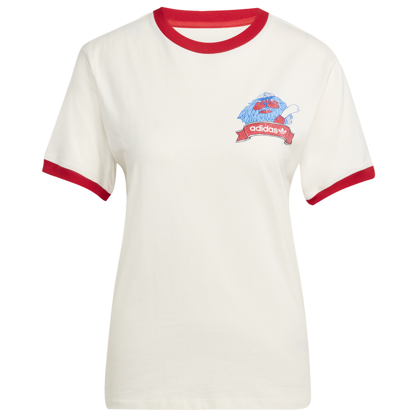 adidas Lions Tee - Women's - Cloud White/Red