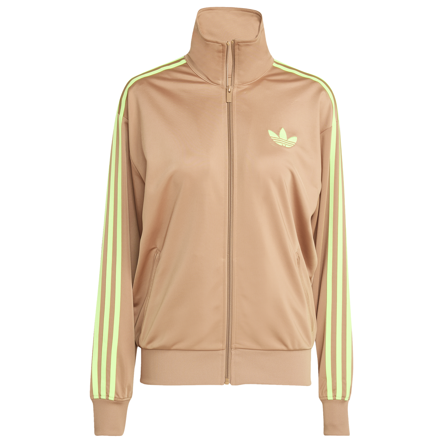 adidas Originals adicolor Firebird Track Top - Women's - Cardboard/Signal Green