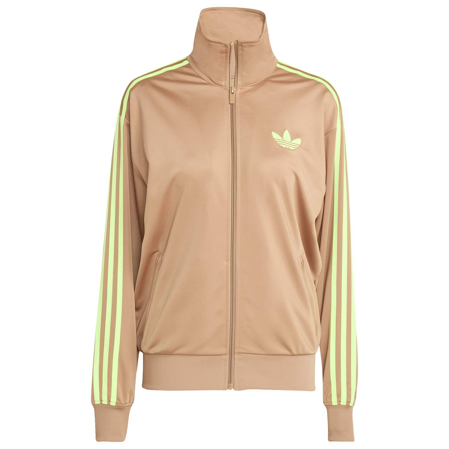 adidas Originals adicolor Firebird Track Top - Women's - Cardboard/Signal Green