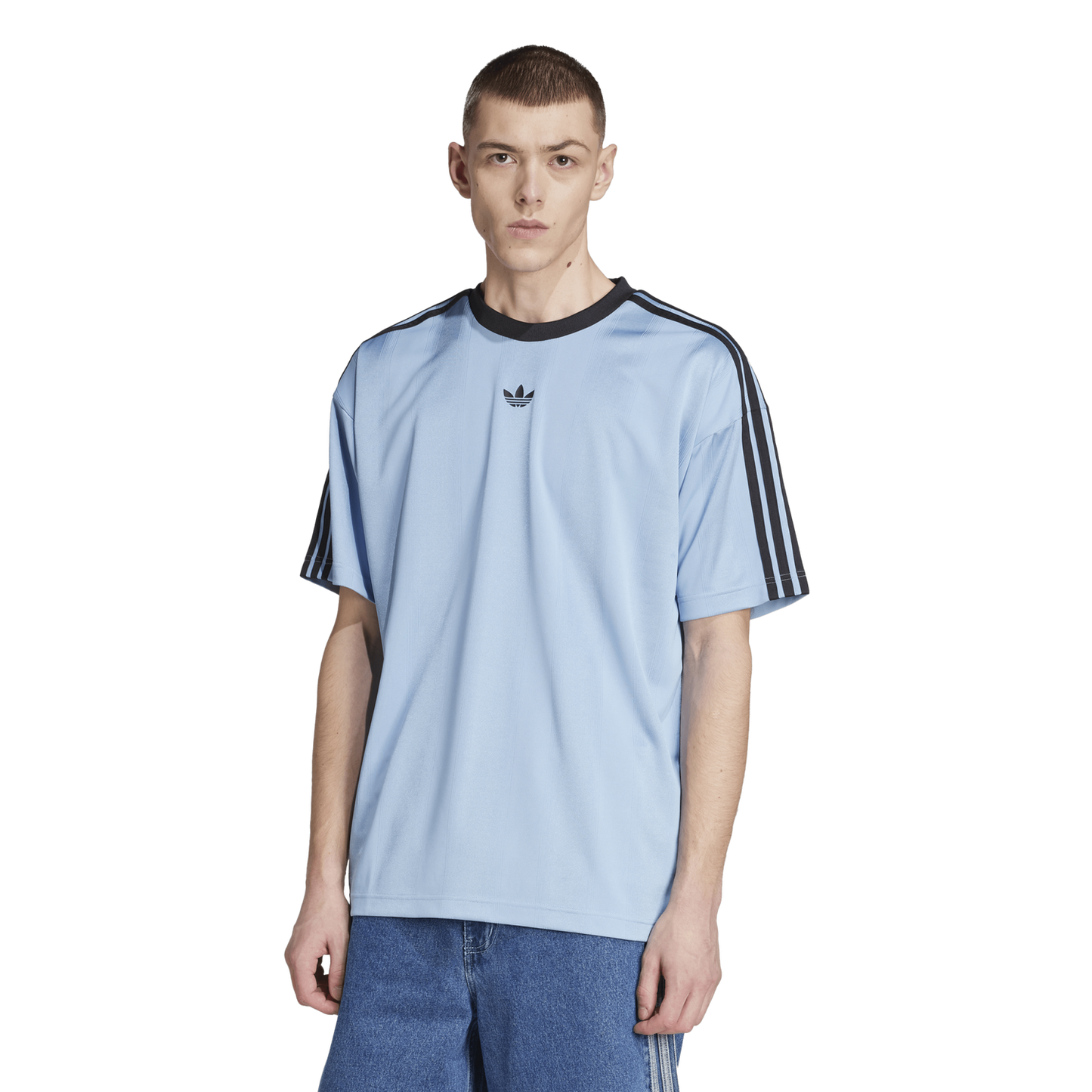 adidas Jacquard Jersey - Men's - Black/Ash Blue
