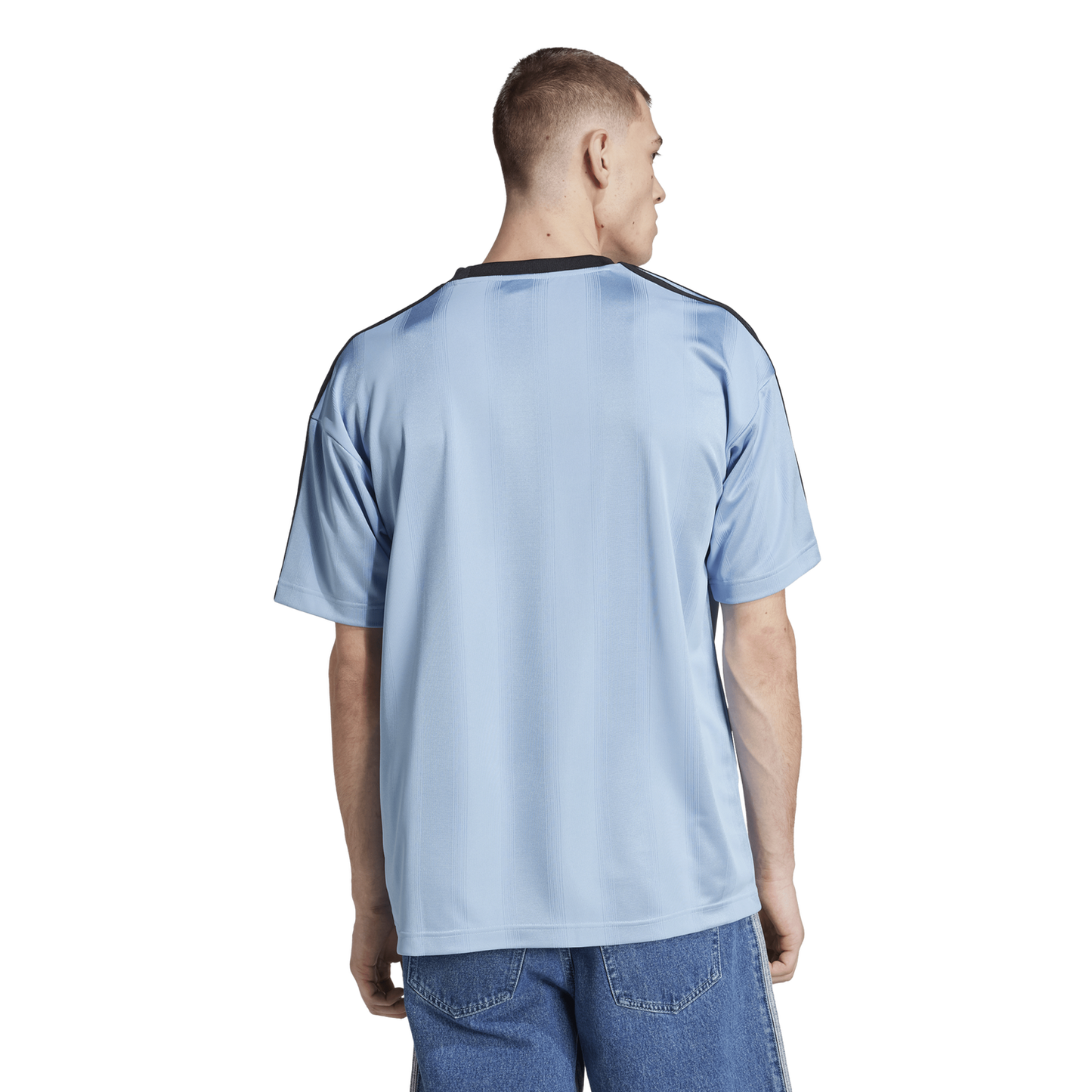 adidas Jacquard Jersey - Men's - Black/Ash Blue