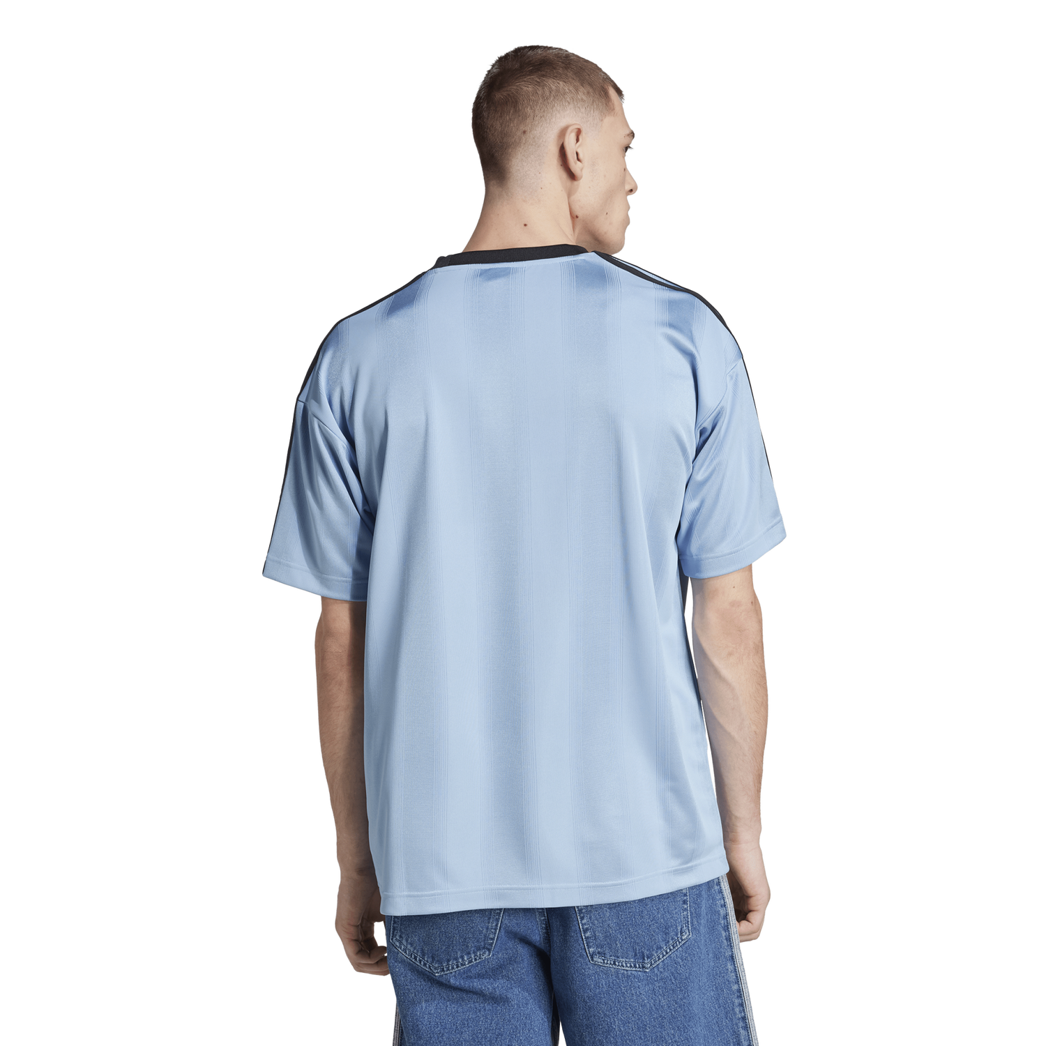 adidas Jacquard Jersey - Men's - Black/Ash Blue