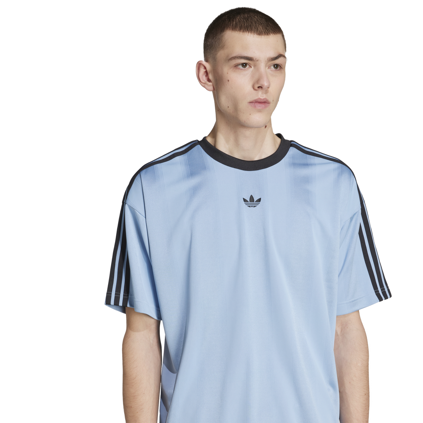 adidas Jacquard Jersey - Men's - Black/Ash Blue