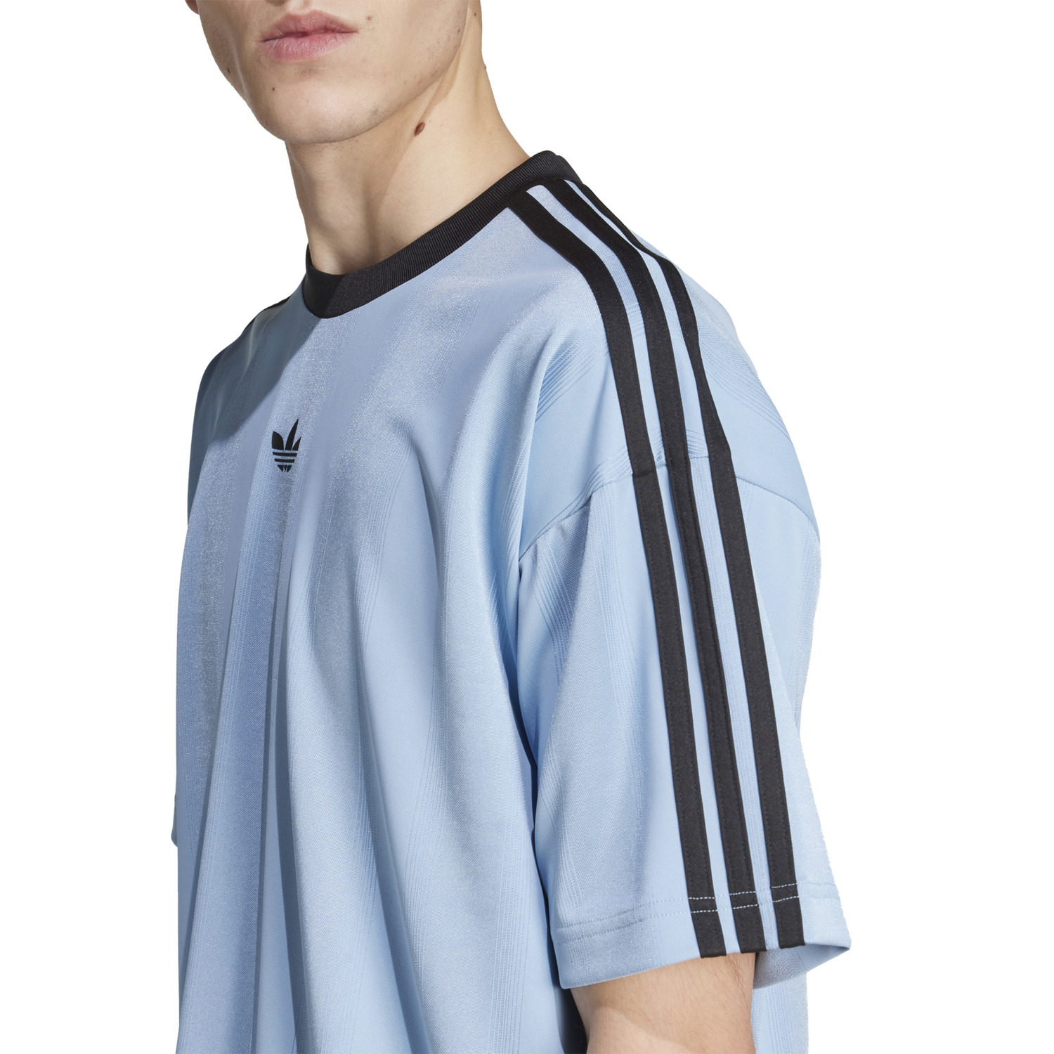 adidas Jacquard Jersey - Men's - Black/Ash Blue