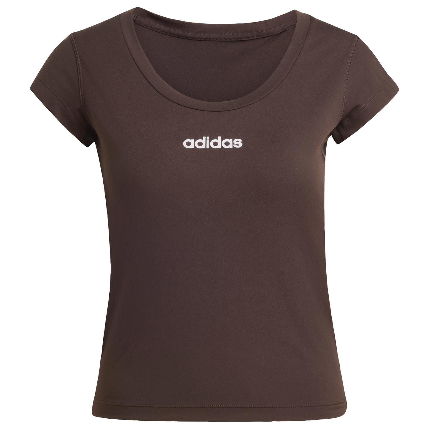 adidas Hyperglam Traning Baby T-Shirt - Women's - Aurora Coffee