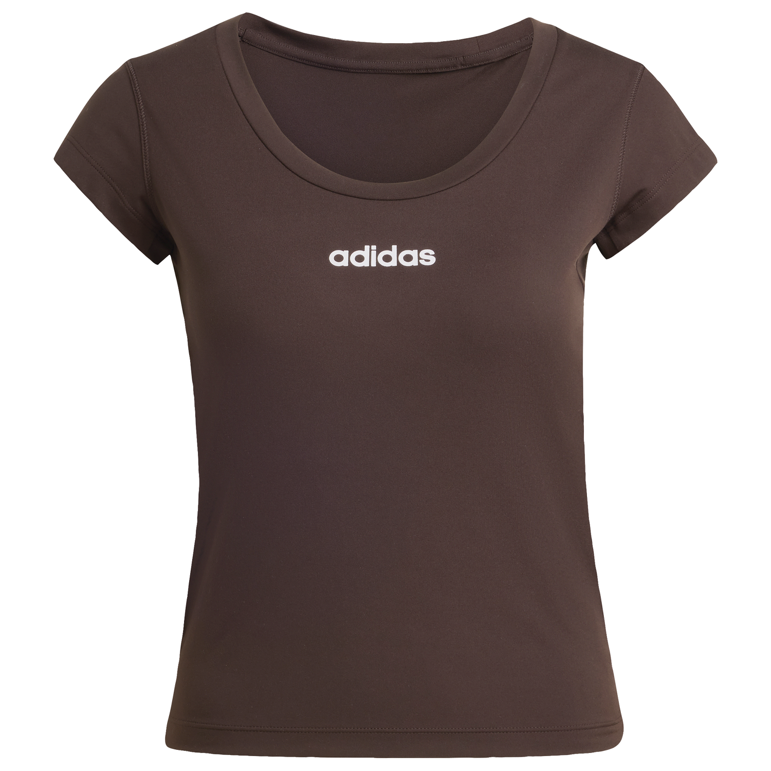 adidas Hyperglam Traning Baby T-Shirt - Women's - Aurora Coffee