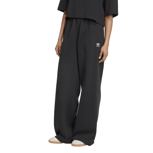 adidas Originals Essentials Fleece Wide Leg Pants - Women's - Black
