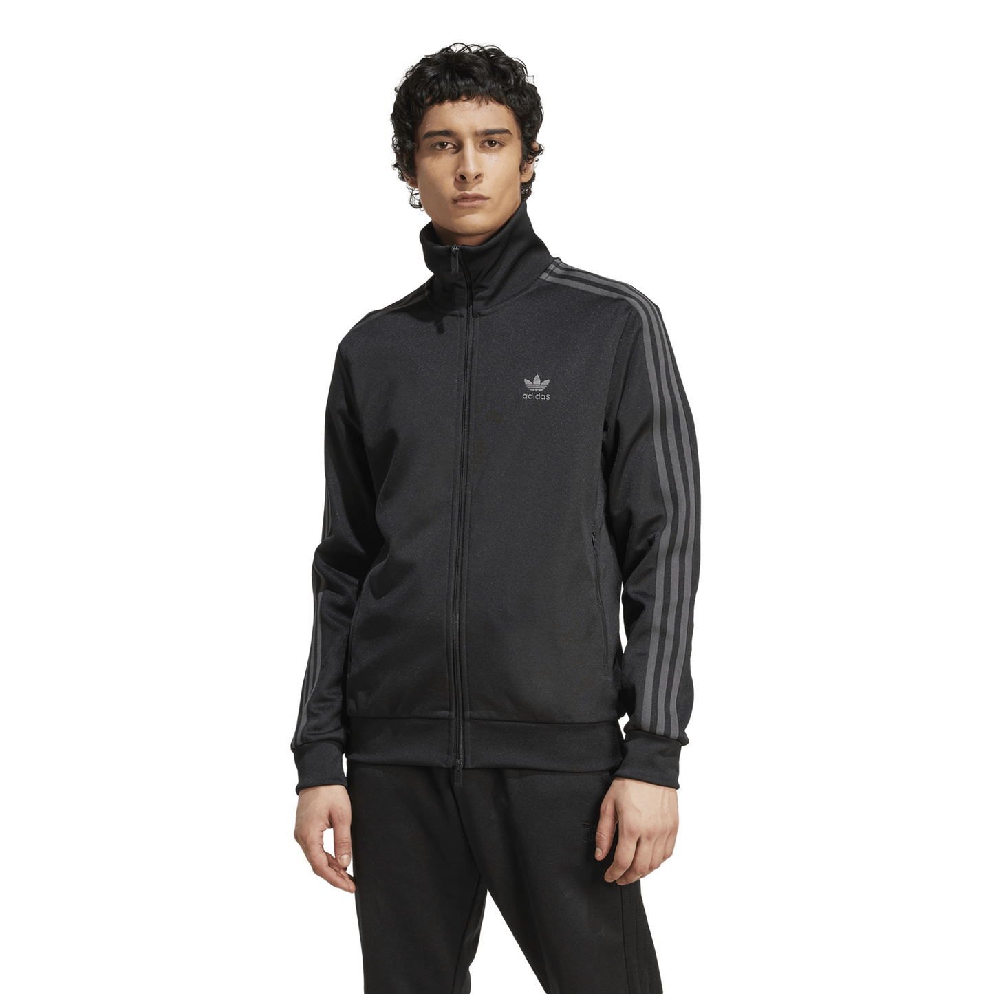 adidas Originals Adicolor Beckenbauer Jacket - Men's - Grey/Black