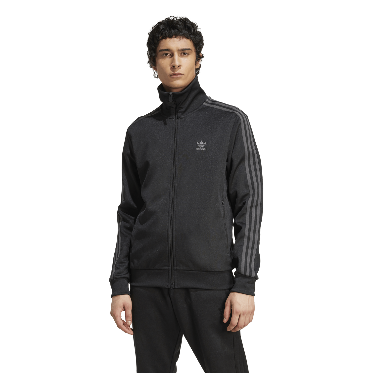 adidas Originals Adicolor Beckenbauer Jacket - Men's - Grey/Black