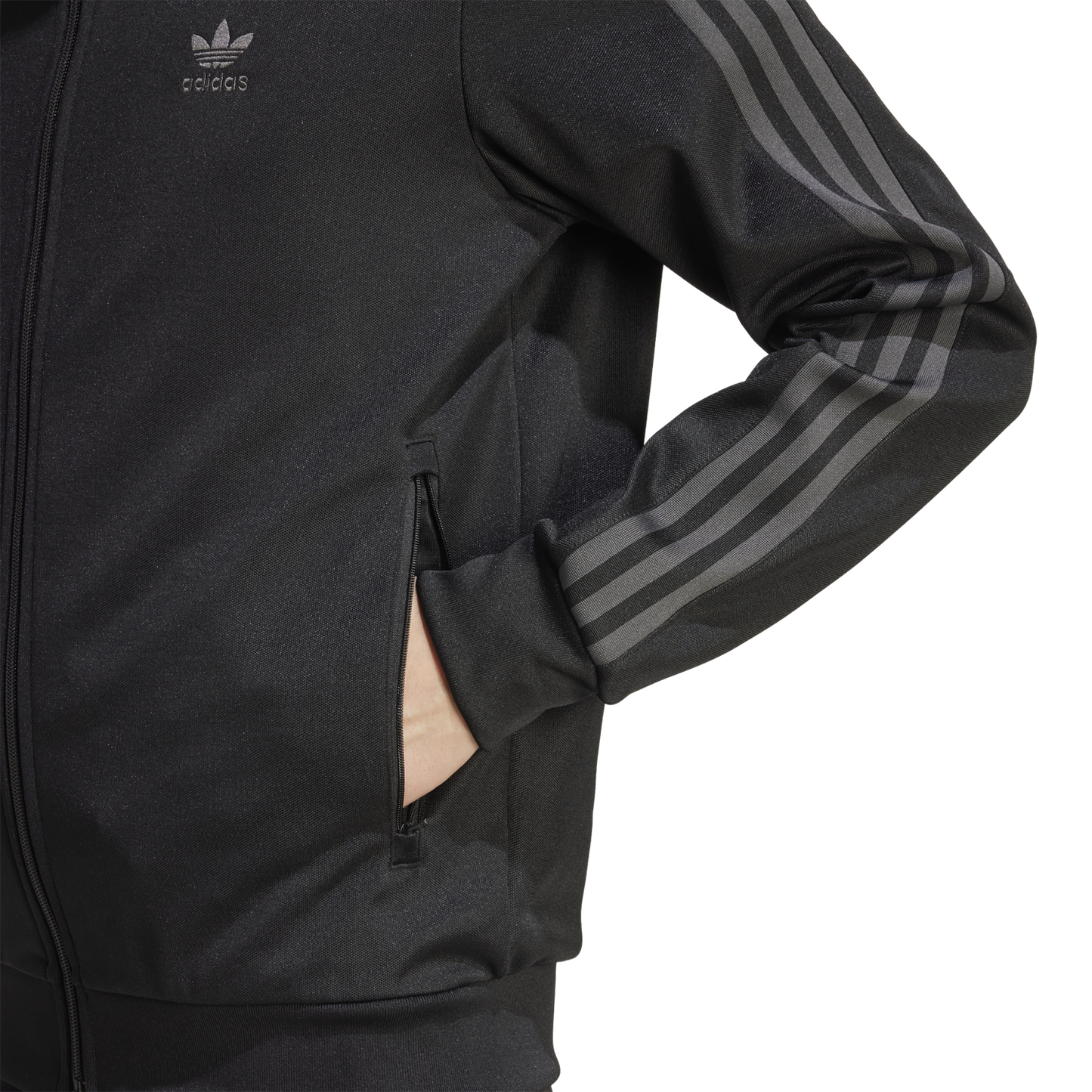 adidas Originals Adicolor Beckenbauer Jacket - Men's - Grey/Black