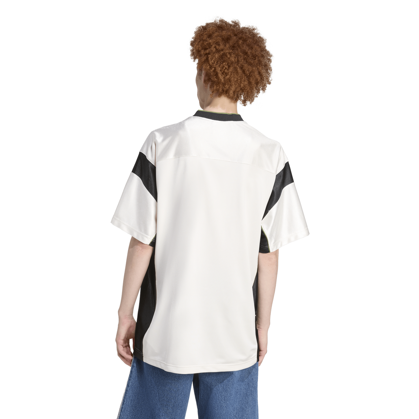 adidas Football Jersey - Men's - Clown White/Black