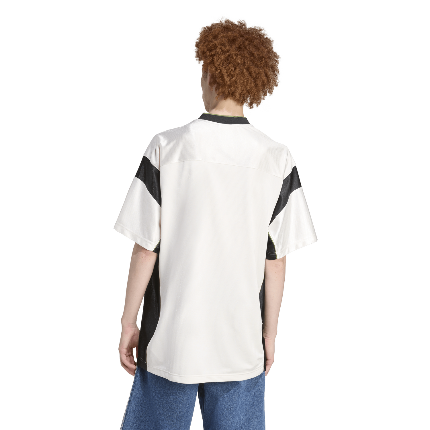 adidas Football Jersey - Men's - Clown White/Black