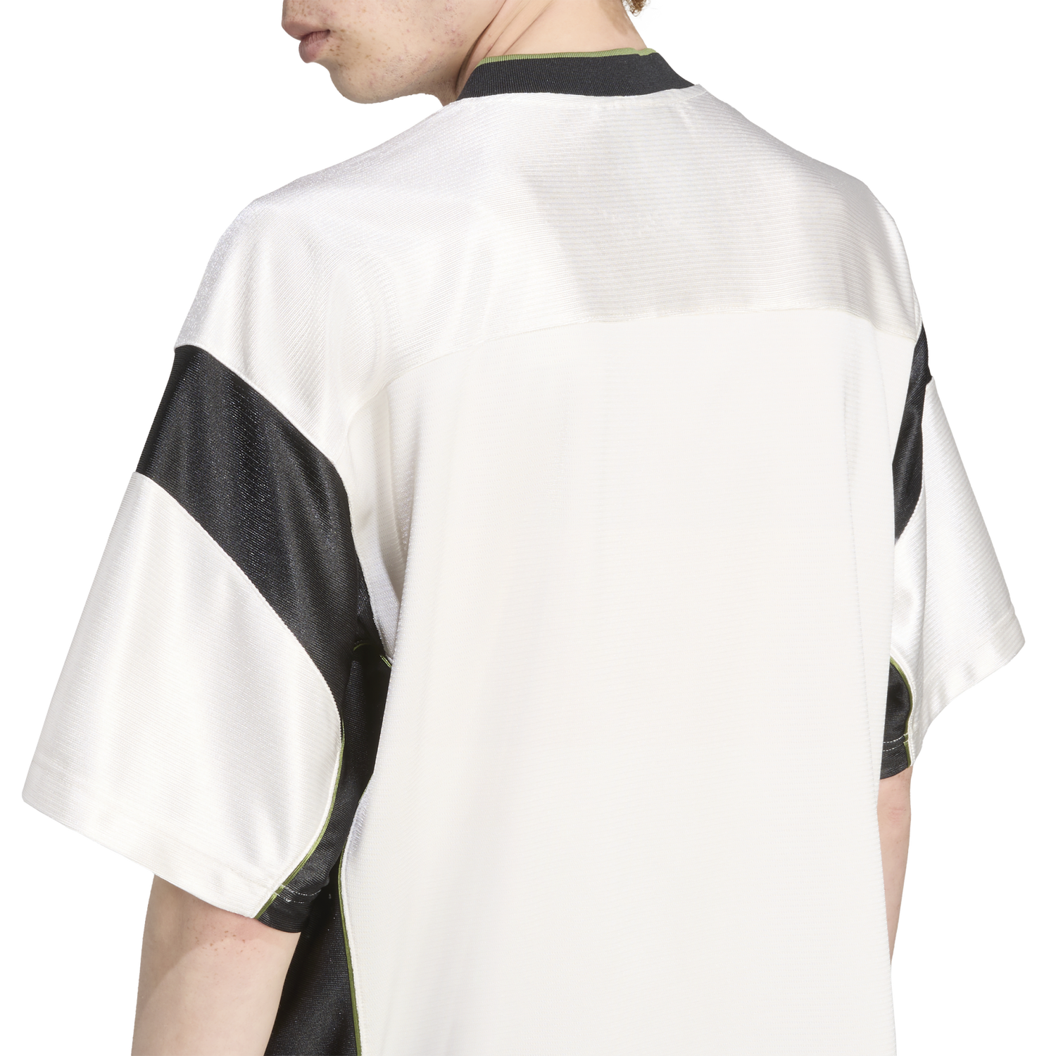 adidas Football Jersey - Men's - Clown White/Black