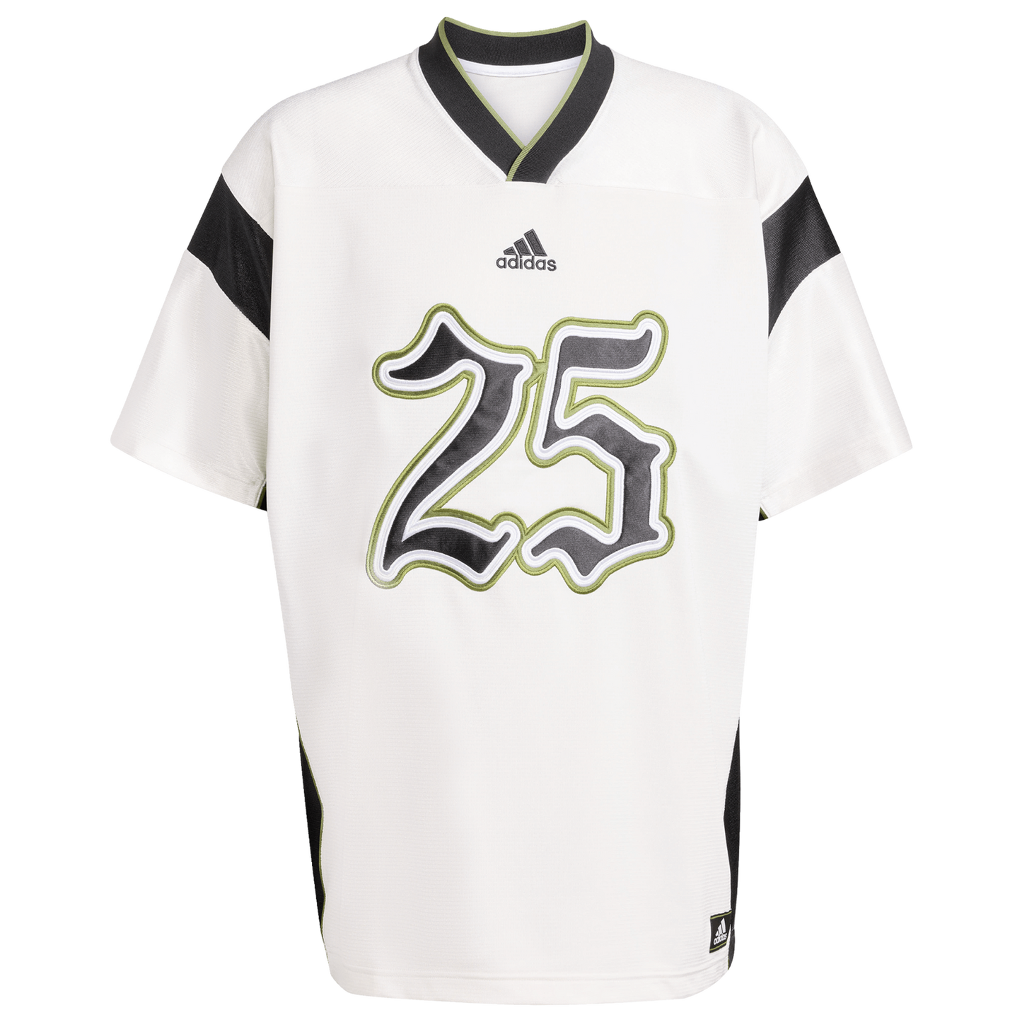 adidas Football Jersey - Men's - Clown White/Black