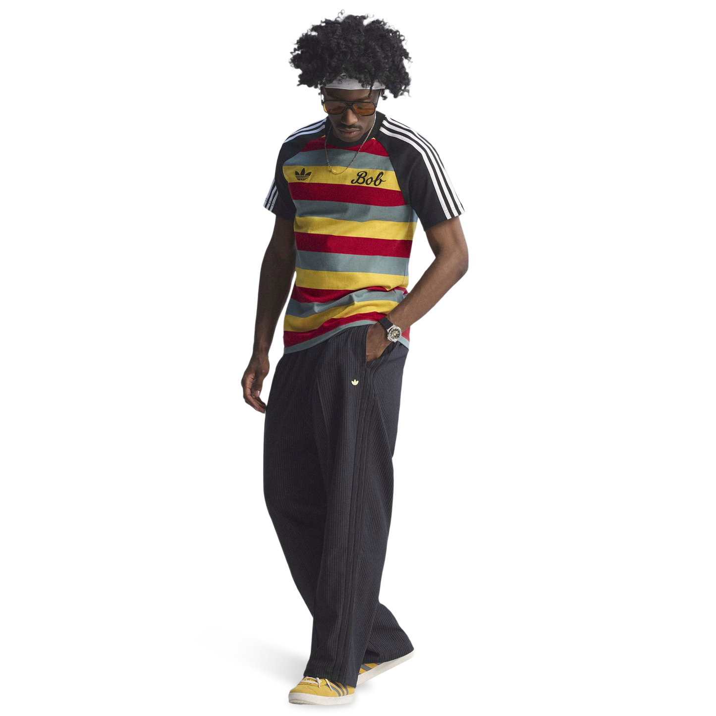 adidas Jamaica Bob OG 3 T-Shirt - Men's - Multi