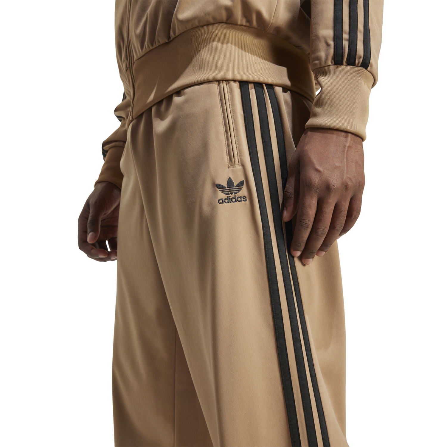 adidas Originals Woven Firebird Track Pants - Men's - Cardboard/Black