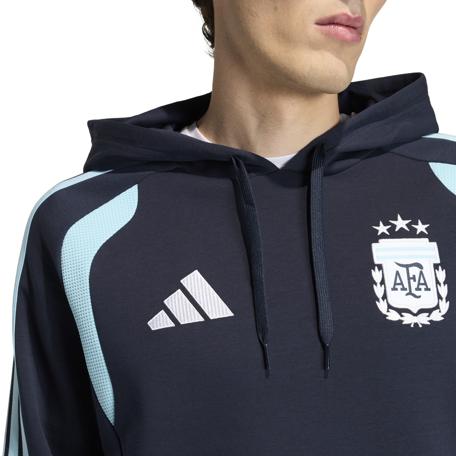 adidas Argentina 26 Tiro Sweat Hoodie - Men's - Night Navy