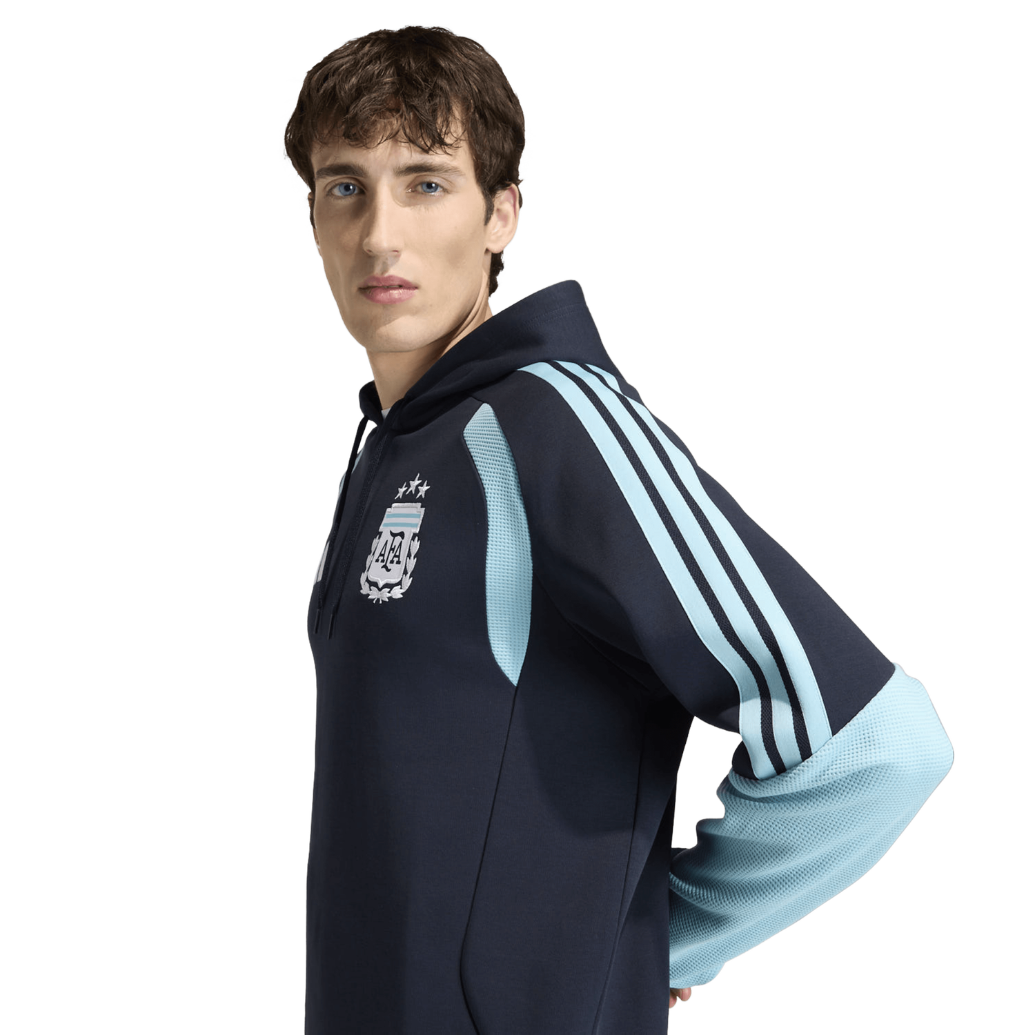 adidas Argentina 26 Tiro Sweat Hoodie - Men's - Night Navy